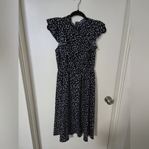 Heart Polka Dot Midi Dress
